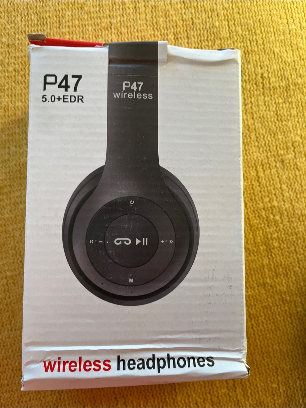 P47 Wireless Headphones – Black